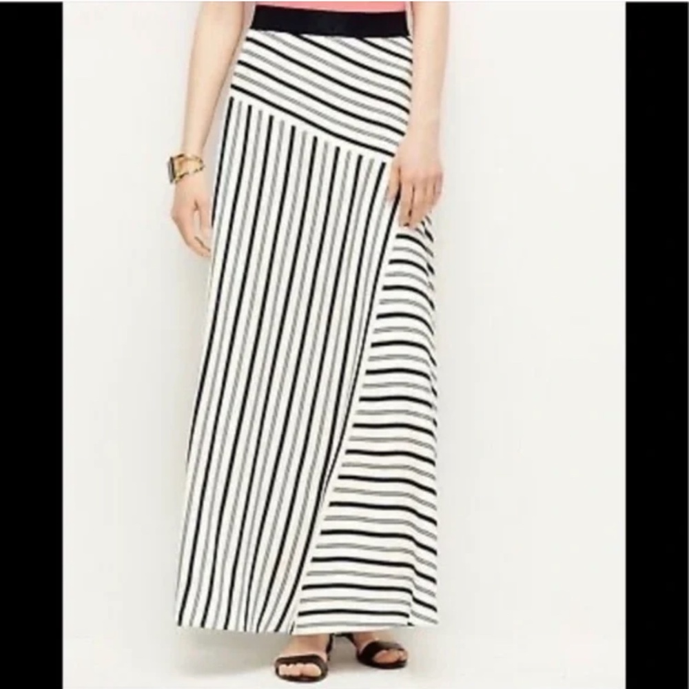 Asymmetrical Flowy Maxi Skirt